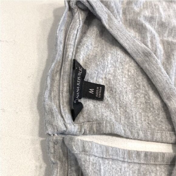 ❤️ Banana republic gray sleeveless cotton jersey cozy core jumpsuit size medium - Picture 8 of 9